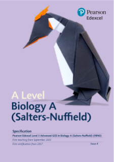 A level Biology 2015 specification